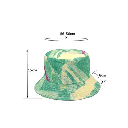 Painted Tie Dyed Bucket Hat