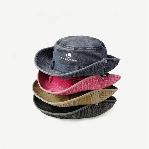 Washed Safari Bucket Hat