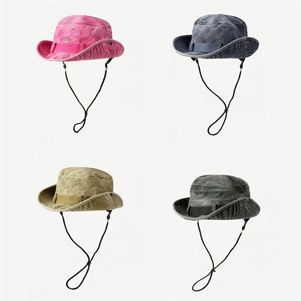 Washed Safari Bucket Hat
