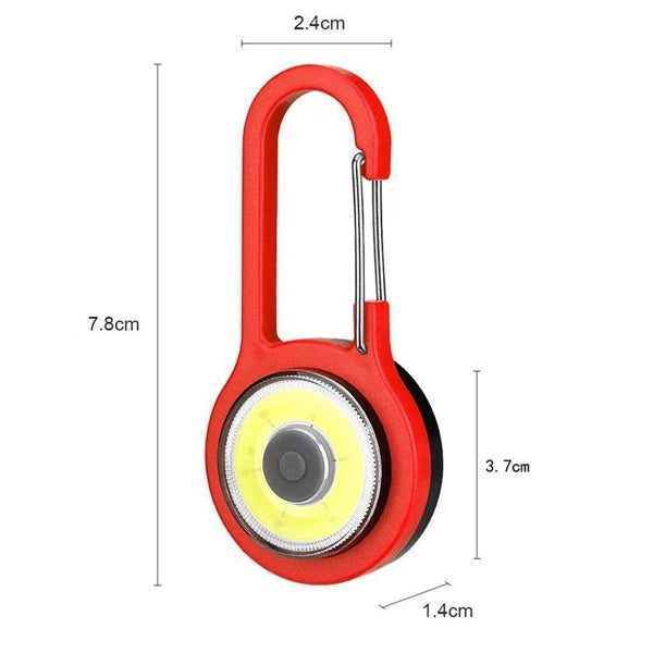 COB LED Carabiner Flashlight