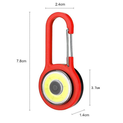 COB LED Carabiner Flashlight