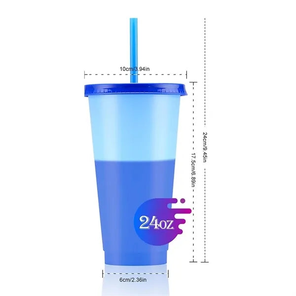 24oz Color Changing cups