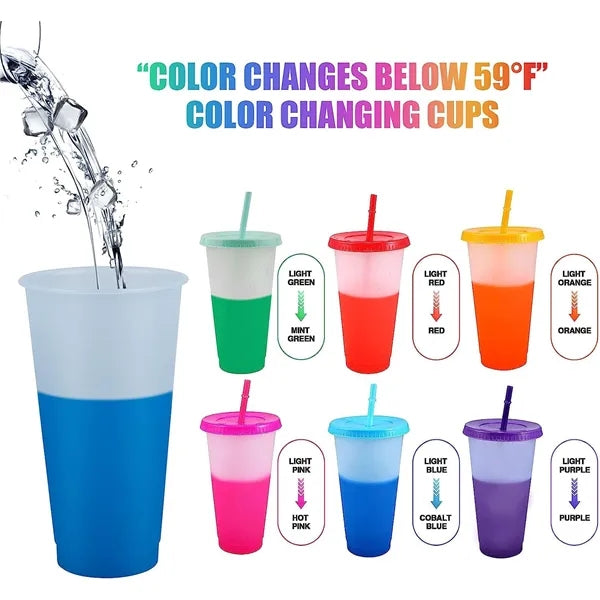 24oz Color Changing cups