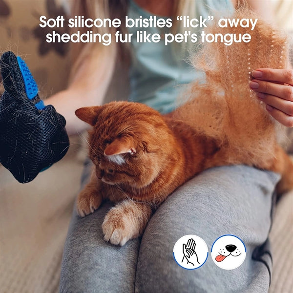 Pet Grooming Gloves Set