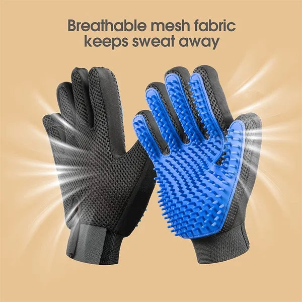 Pet Grooming Gloves Set