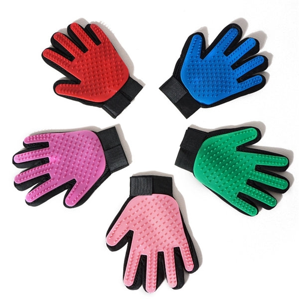 Pet Grooming Gloves Set