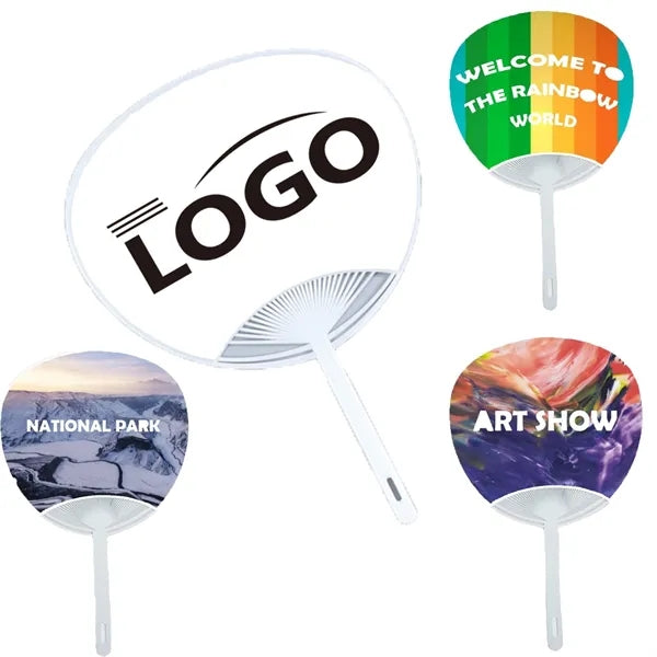 Plastic Advertising Hand Fan