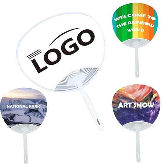 Plastic Advertising Hand Fan