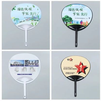 Plastic Advertising Hand Fan