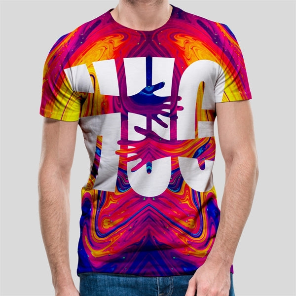 UNISEX FULL COLOR SUBLIMATION SHORT SLEEVE T-SHIRT (180G/M2)