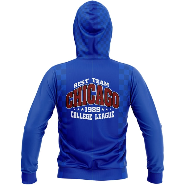 Unisex 280 GSM Spandex Interlock Fleece Sublimation Hoodie