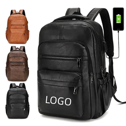 Men's Retro School Bag Laptop Backpack