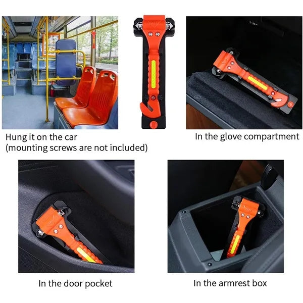 Car Glass Breaker Safety Hammer