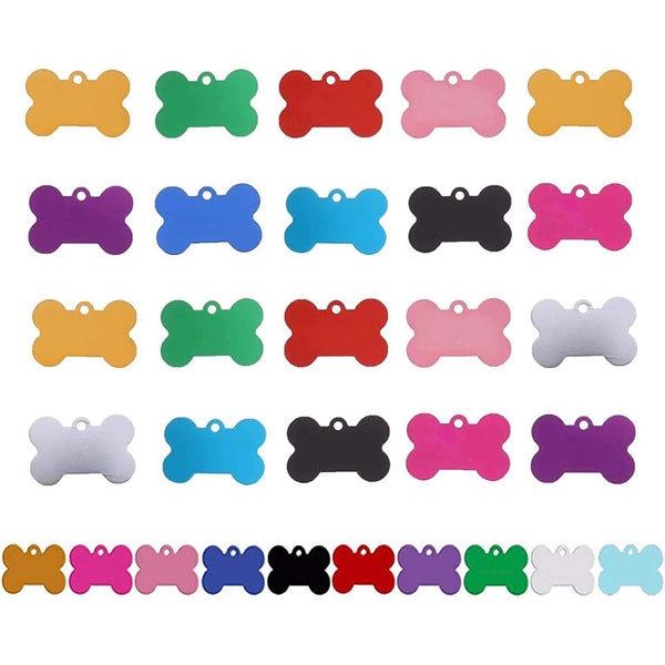 Bone Shape Pet Id Tag