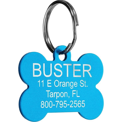 Bone Shape Pet Id Tag