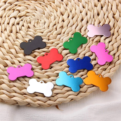 Bone Shape Pet Id Tag