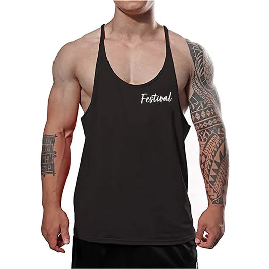 Men's Bodybuilding Stringer Tank Tops