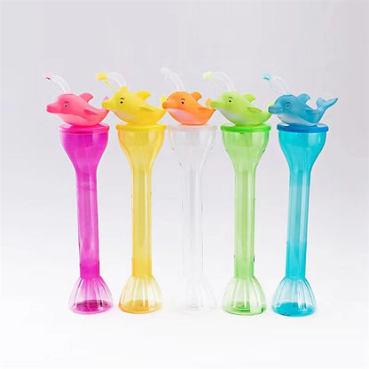 Animal Yard Cup with Straw