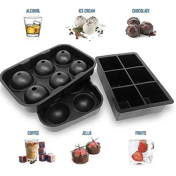 Silicone Ice Cube Trays Set