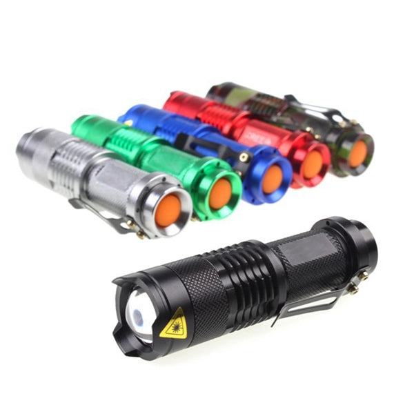 Super Bright LED Mini Flashlights with Belt Clip