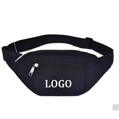 3 Zip Waist Eco Bag rPET Recycled 600D Polyester Fanny Pack