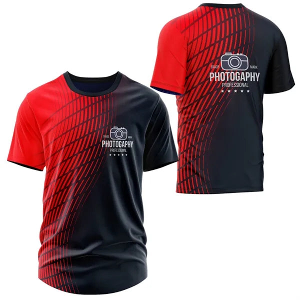 Unisex 150 GSM Jacquard Mesh Performance T-Shirt