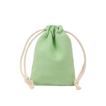 Colorful Dustproof Small Cotton Drawstring Bag
