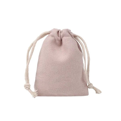 Colorful Dustproof Small Cotton Drawstring Bag