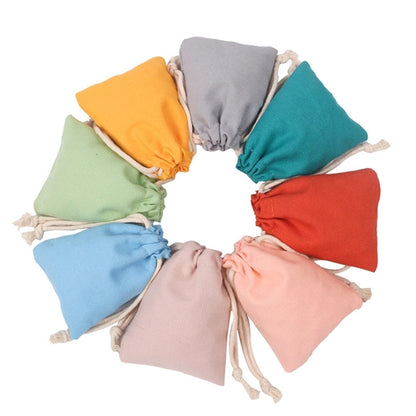 Colorful Dustproof Small Cotton Drawstring Bag