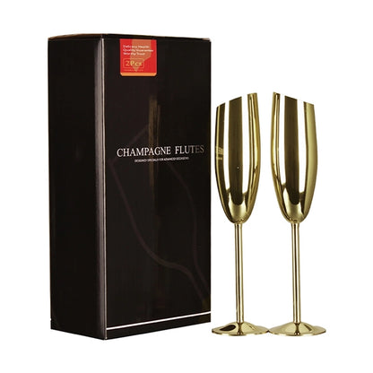 Elegant Anniversary Gift Champagne Flute