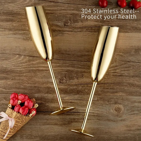 Elegant Anniversary Gift Champagne Flute