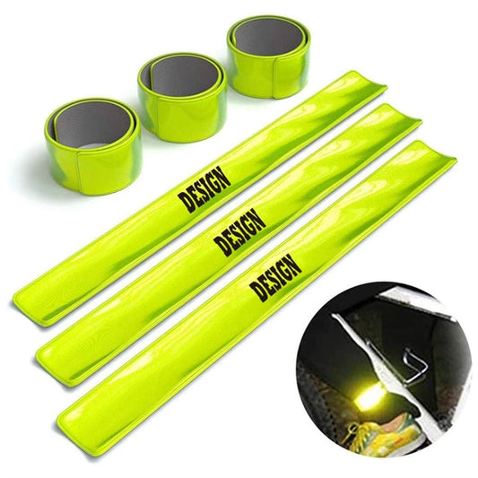 PVC Reflective Slap Bracelet