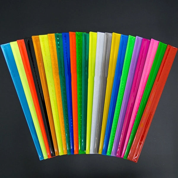 PVC Reflective Slap Bracelet