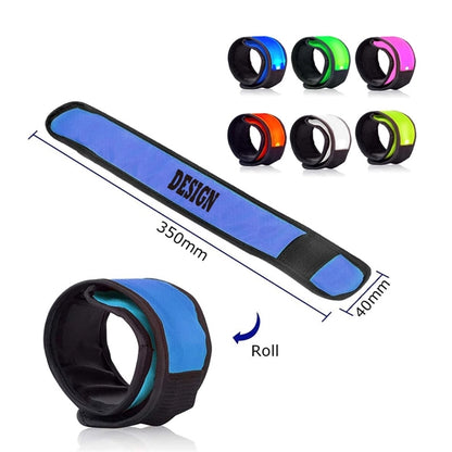 LED Light Up Band Slap Bracelet