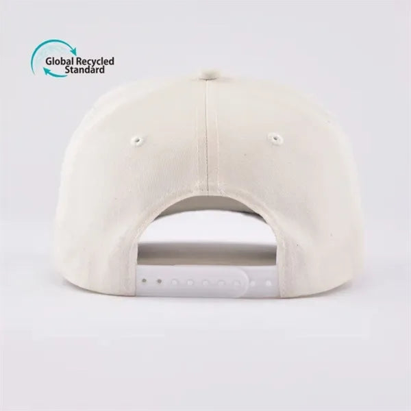 Structured 5 Panel rPET Recycled 100% Polyester Baseball Cap