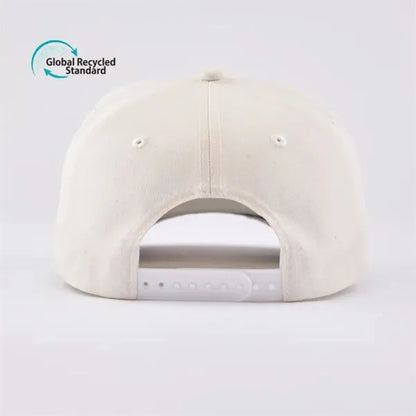 Structured 5 Panel rPET Recycled 100% Polyester Baseball Cap