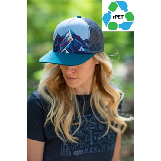 Mesh rPET Recycled Polyester Sublimation Crown Trucker Caps