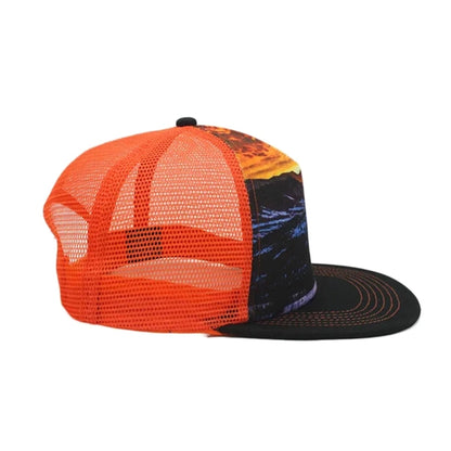 Mesh rPET Recycled Polyester Sublimation Crown Trucker Caps