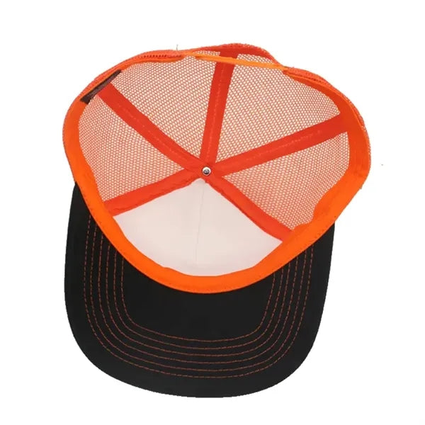 Mesh rPET Recycled Polyester Sublimation Crown Trucker Caps