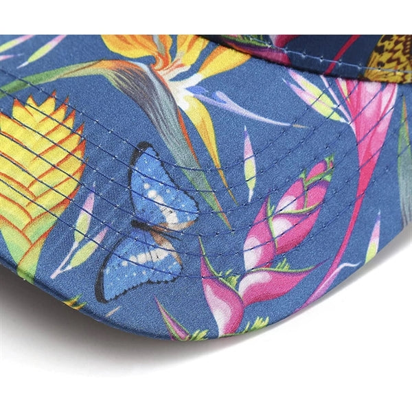 6 Panel rPET Recycled 100%Polyester Sublimation Baseball Cap