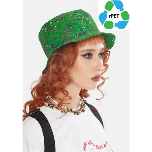 rPET Recycled Polyester Sublimation Reversible Bucket Hat