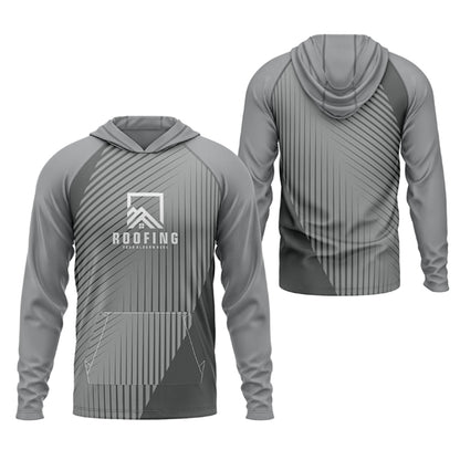 Unisex 160 GSM Birdseye Mesh Long Sleeve Hoodie shirt