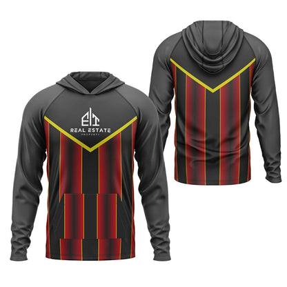 Unisex 160 GSM Birdseye Mesh Long Sleeve Hoodie shirt