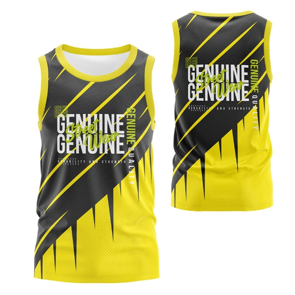 Youth 160 GSM Birdseye Mesh Sleeveless Breathable Tank Top