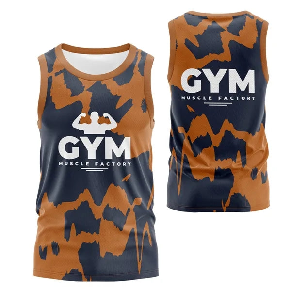 Men's 160 GSM Birdseye Mesh Sleeveless Tank Top