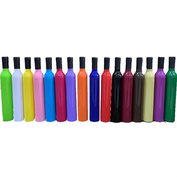 Wine Bottle Folding Umbrella