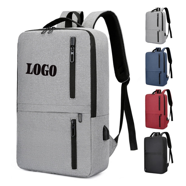 Multi Functional Laptop Backpack with USB Charging Port.