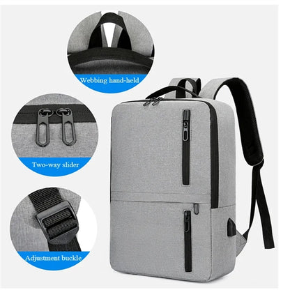 Multi Functional Laptop Backpack with USB Charging Port.