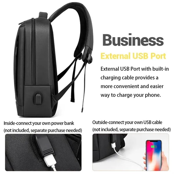 15.6 inch Laptop Backpack With USB Charging Port