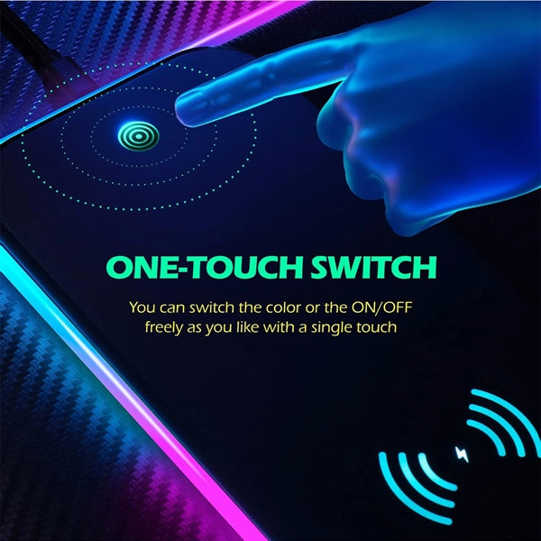 Wireless Charging Rgb Gaming Mouse Pad
